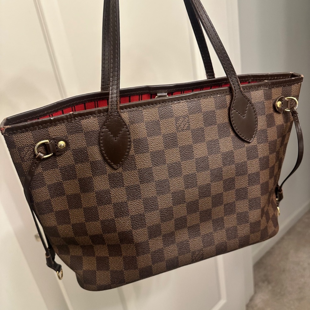 Louis Vuitton Damier Ebene Neverfull PM 100% Authentic - Picture 7 of 9